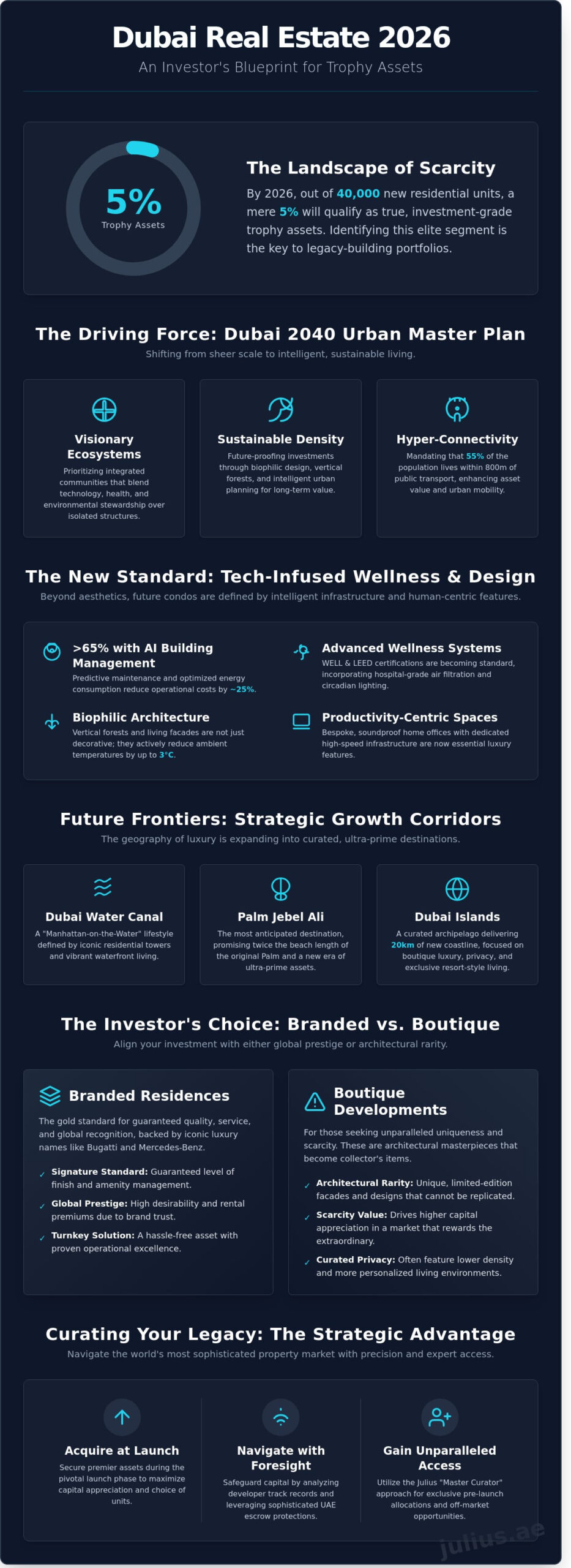 Dubai Future Condo Buildings: Curating the 2026 Skyline - Infographic
