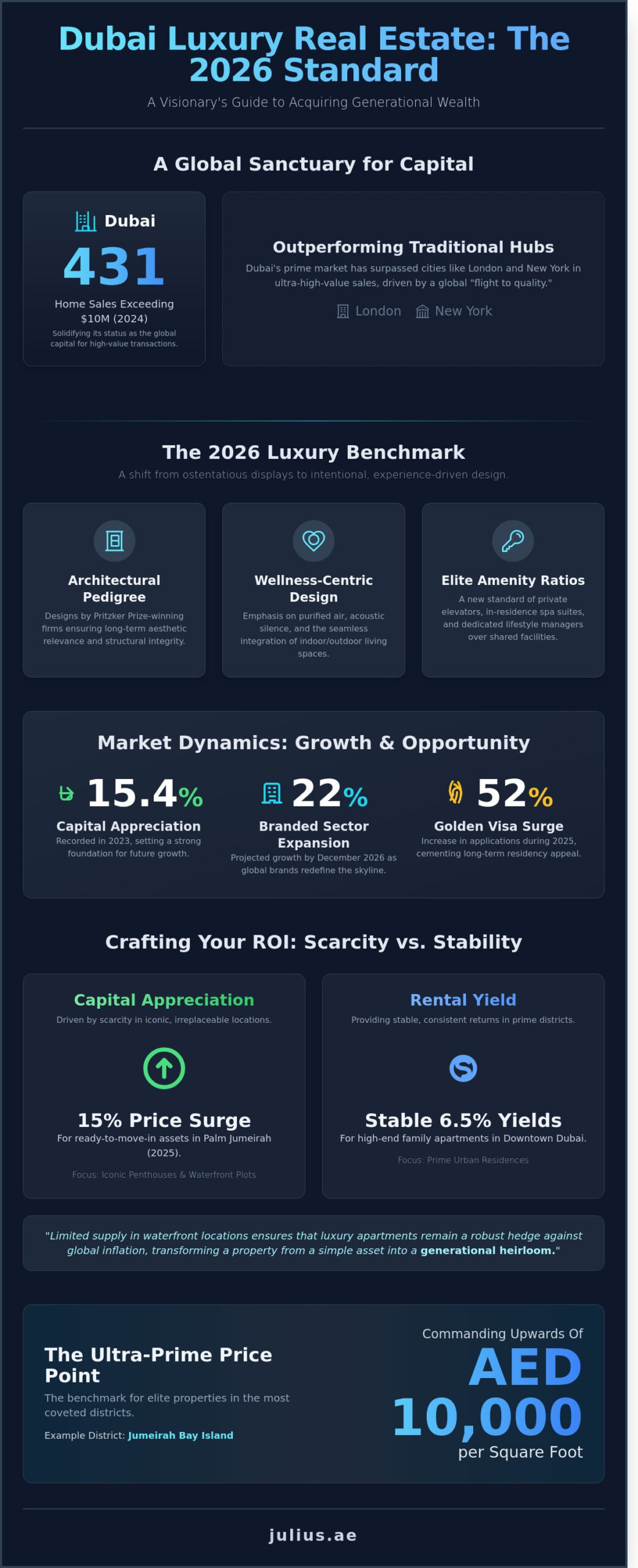 Luxury Apartments for Sale in Dubai: The 2026 Investor’s Curated Guide - Infographic
