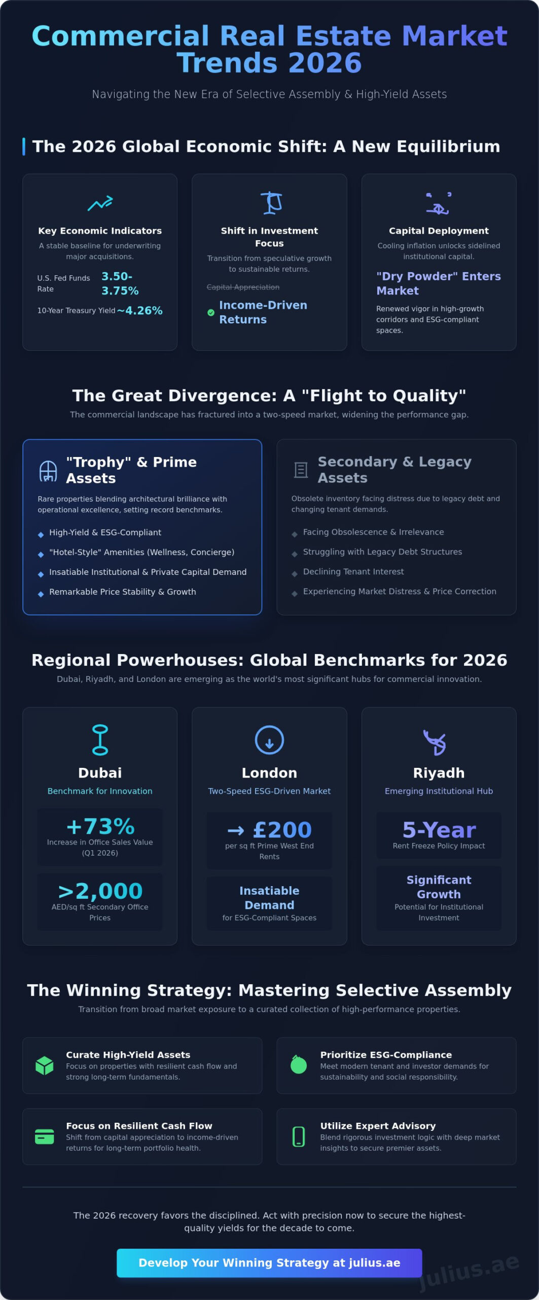 Commercial Real Estate Market Trends 2026: A Global Investor’s Perspective - Infographic